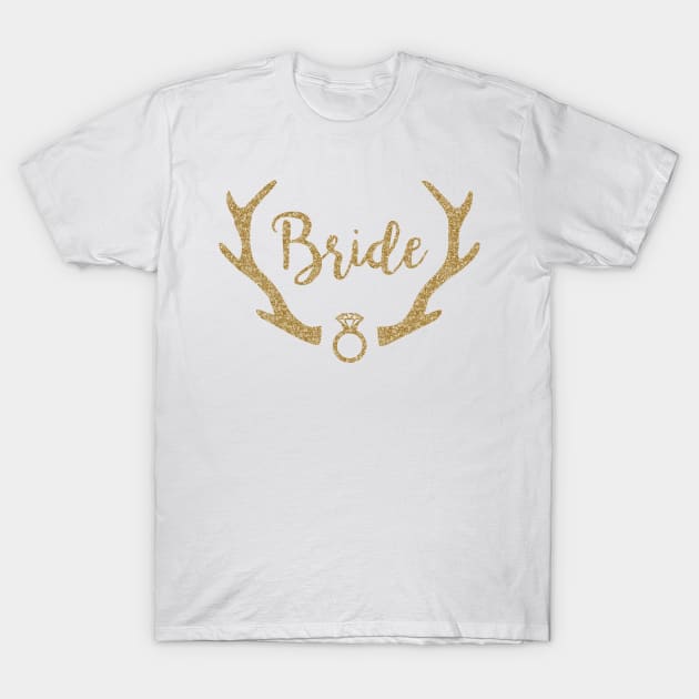 Rustic Bride T-Shirt by FuseTheory1